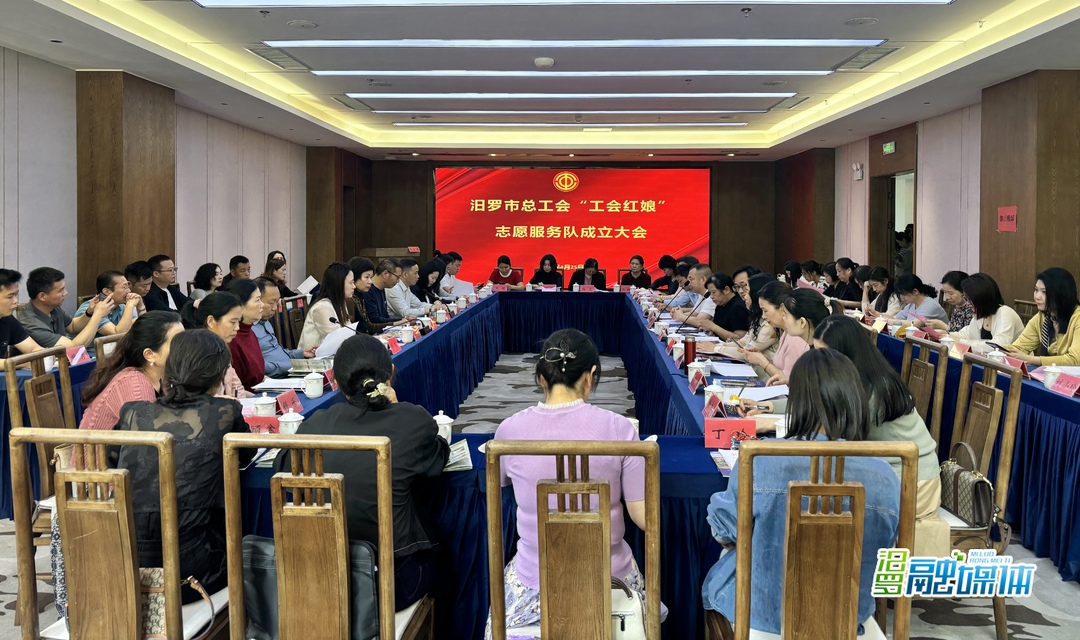汨罗市总工会成立50人“工会红娘”志愿服务队