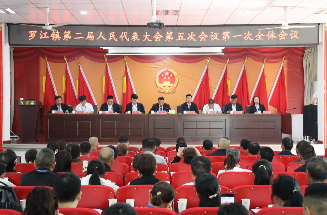 罗江镇第二届人民代表大会第五次会议召开
