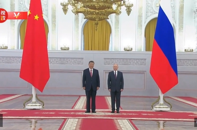 独家视频丨习近平出席俄罗斯总统举行的欢迎仪式