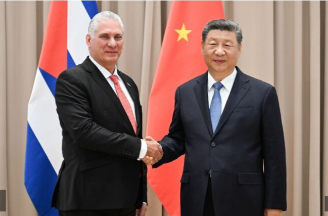 视频丨习近平会见古巴国家主席迪亚斯-卡内尔
