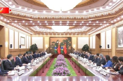 独家视频丨习近平同巴西总统会谈：团结就是力量