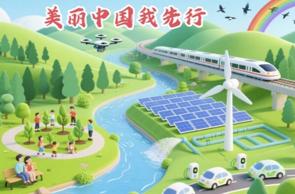 好评中国·漫评丨山水织锦，奋力绘就美丽中国新画卷