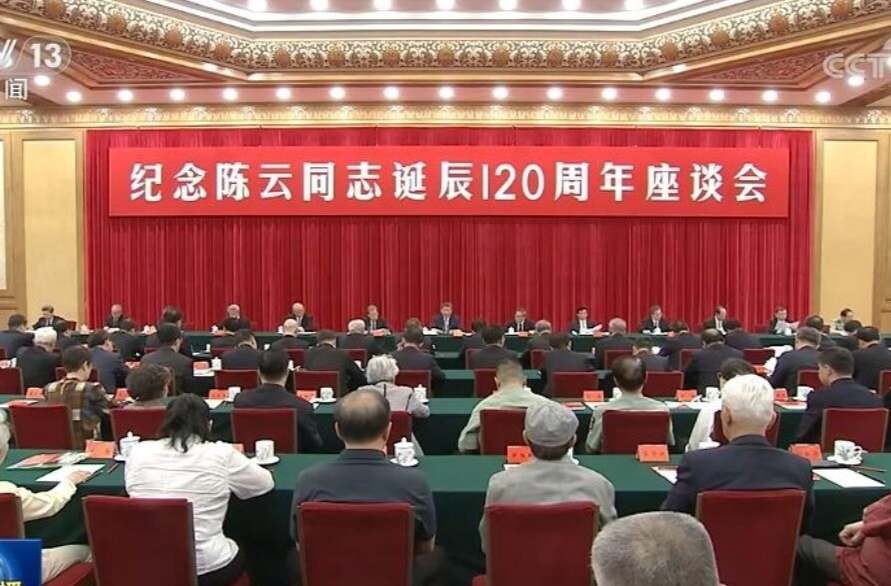 中共中央举行纪念陈云同志诞辰120周年座谈会 习近平发表重要讲话