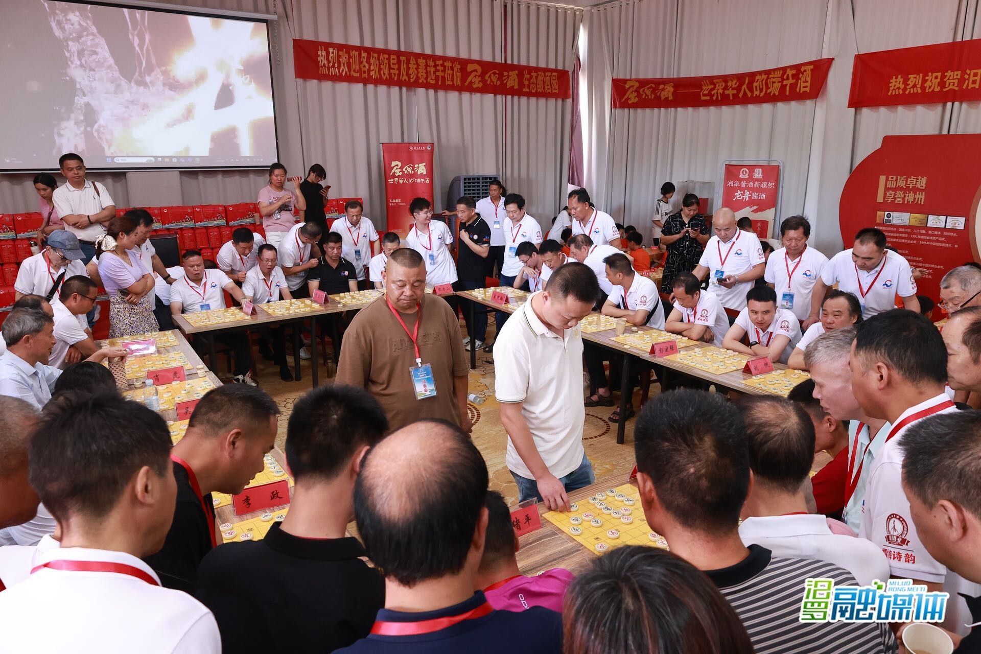 汨罗江流域五县象棋联赛举行 国家大师王清上演 20 人车轮战