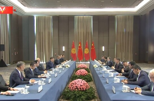 独家视频丨习近平会见吉尔吉斯斯坦总统：持续深化发展战略对接 维护好双方共同和长远利益