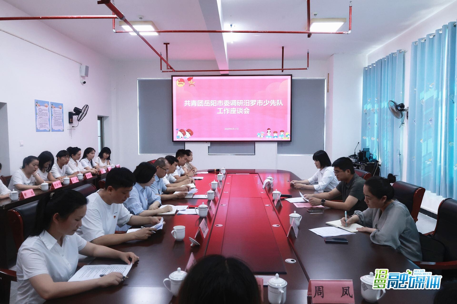 岳阳团市委来汨罗调研并开展第九次全国少代会精神主题宣讲