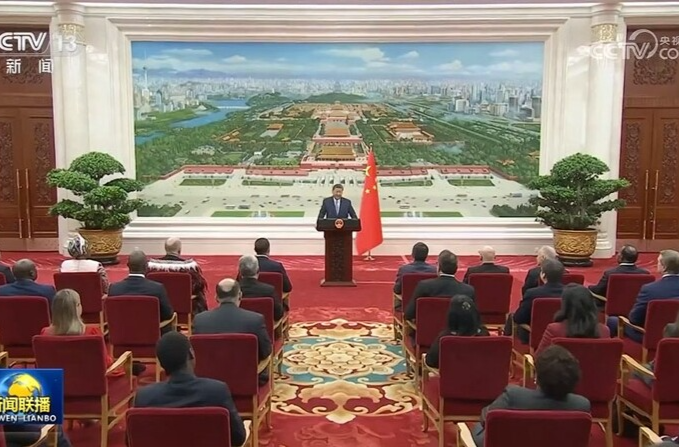 习近平接受外国新任驻华大使递交国书
