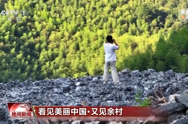 看见美丽中国丨20年“灰山”变“青山” 老乡村“长”出新业态