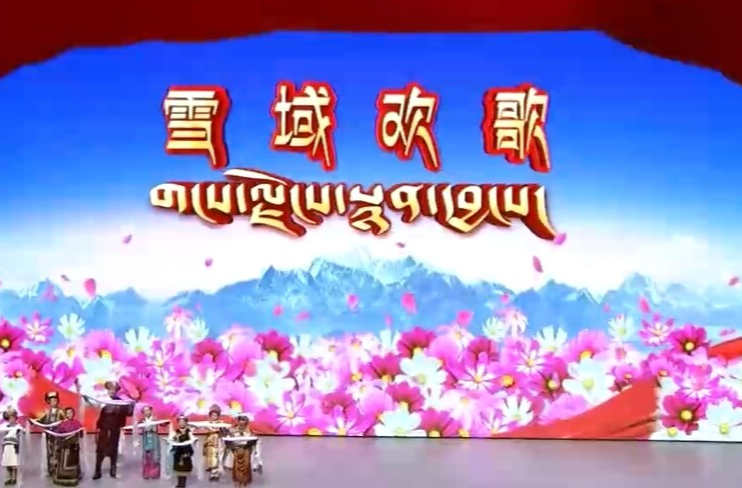 习近平观看庆祝西藏自治区成立60周年文艺晚会《雪域欢歌》
