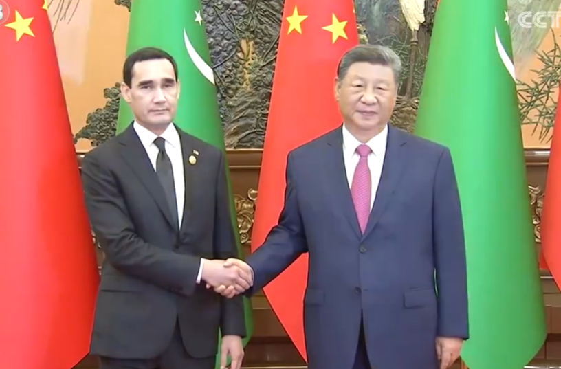 习近平会见土库曼斯坦总统别尔德穆哈梅多夫