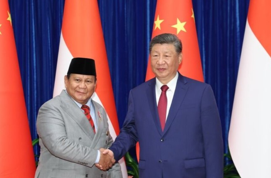 习近平会见印度尼西亚总统普拉博沃