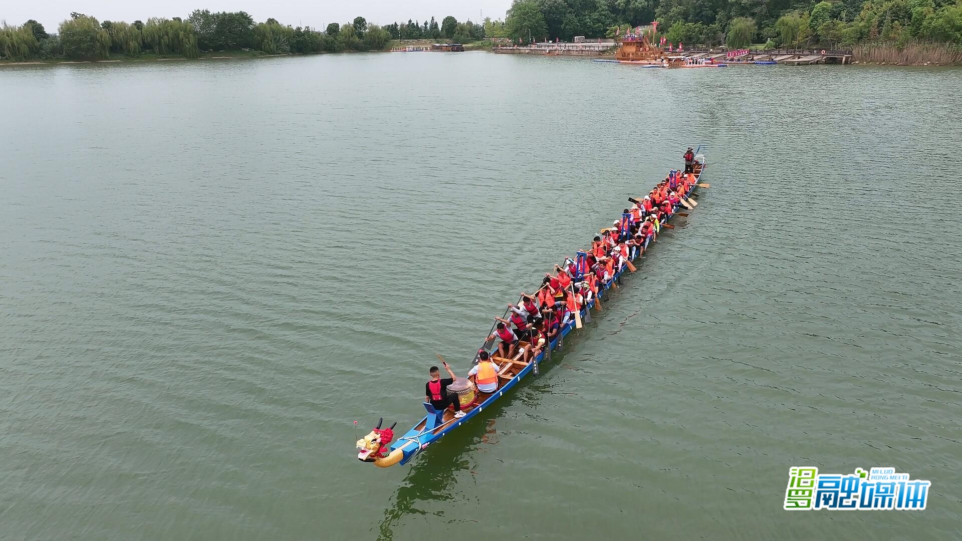 一船60人同挥桨！来汨罗屈子文化园挑战这场最燃龙舟打卡