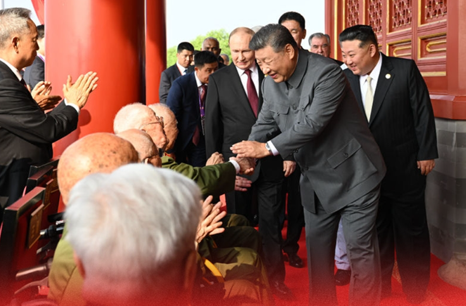 这6位与总书记握手的老战士是谁？