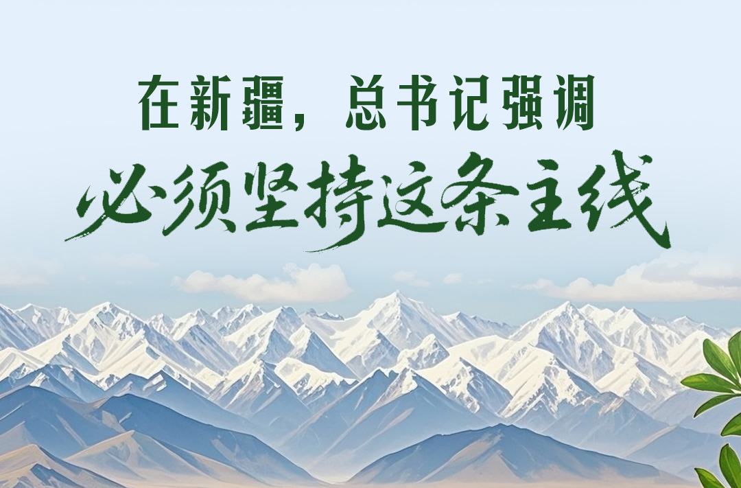 一见·在新疆，总书记强调必须坚持这条主线