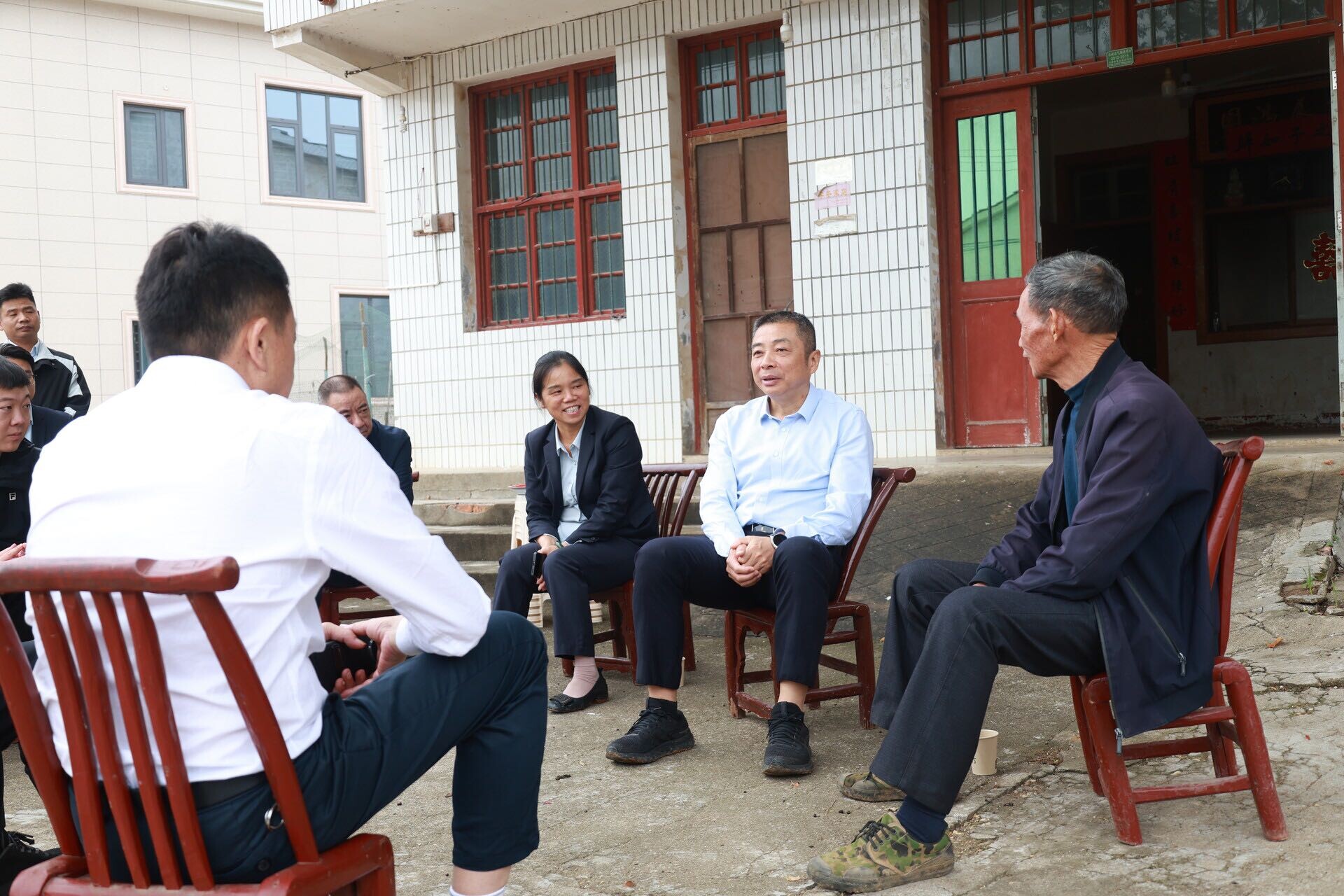 朱平波到屈子祠镇渔街村调研