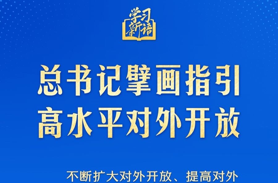 学习新语｜总书记擘画指引高水平对外开放