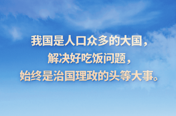 习言道｜粮食安全是战略问题