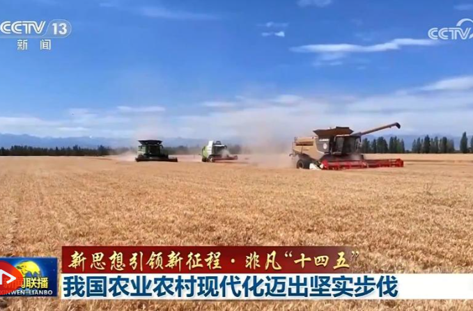 【新思想引领新征程·非凡“十四五”】我国农业农村现代化迈出坚实步伐