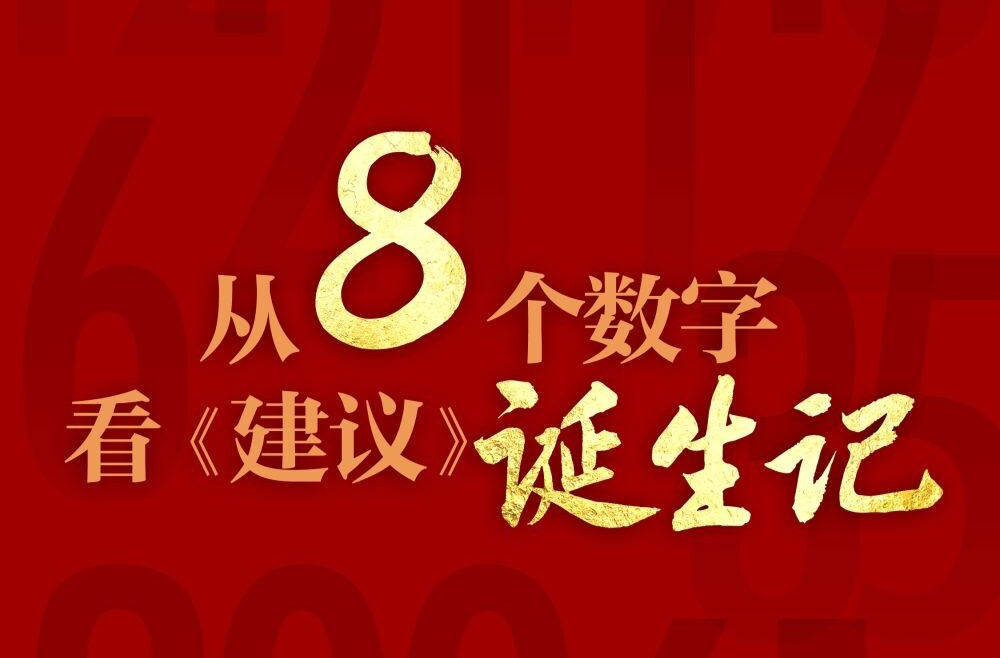 创意海报｜从8个数字看《建议》诞生记