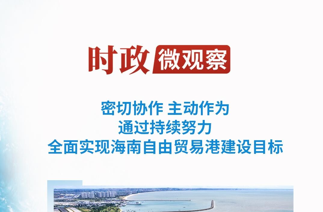 时政微观察丨建设海南自由贸易港，总书记把脉定向