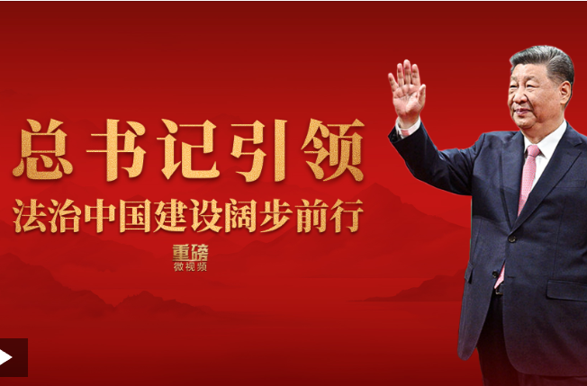 重磅微视频丨总书记引领法治中国建设阔步前行