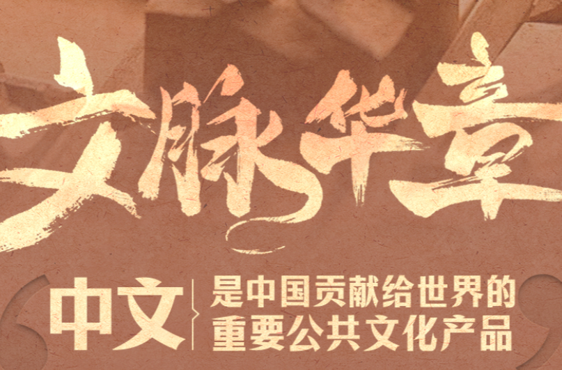 文脉华章|中文是中国贡献给世界的重要公共文化产品