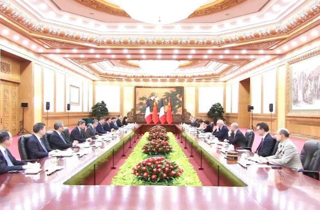 独家视频丨习近平：中法两国应当展现责任担当 高举多边主义旗帜 坚定站在历史正确一边