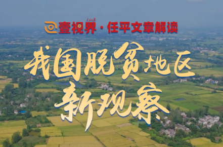 壹视界·任平文章解读｜我国脱贫地区新观察