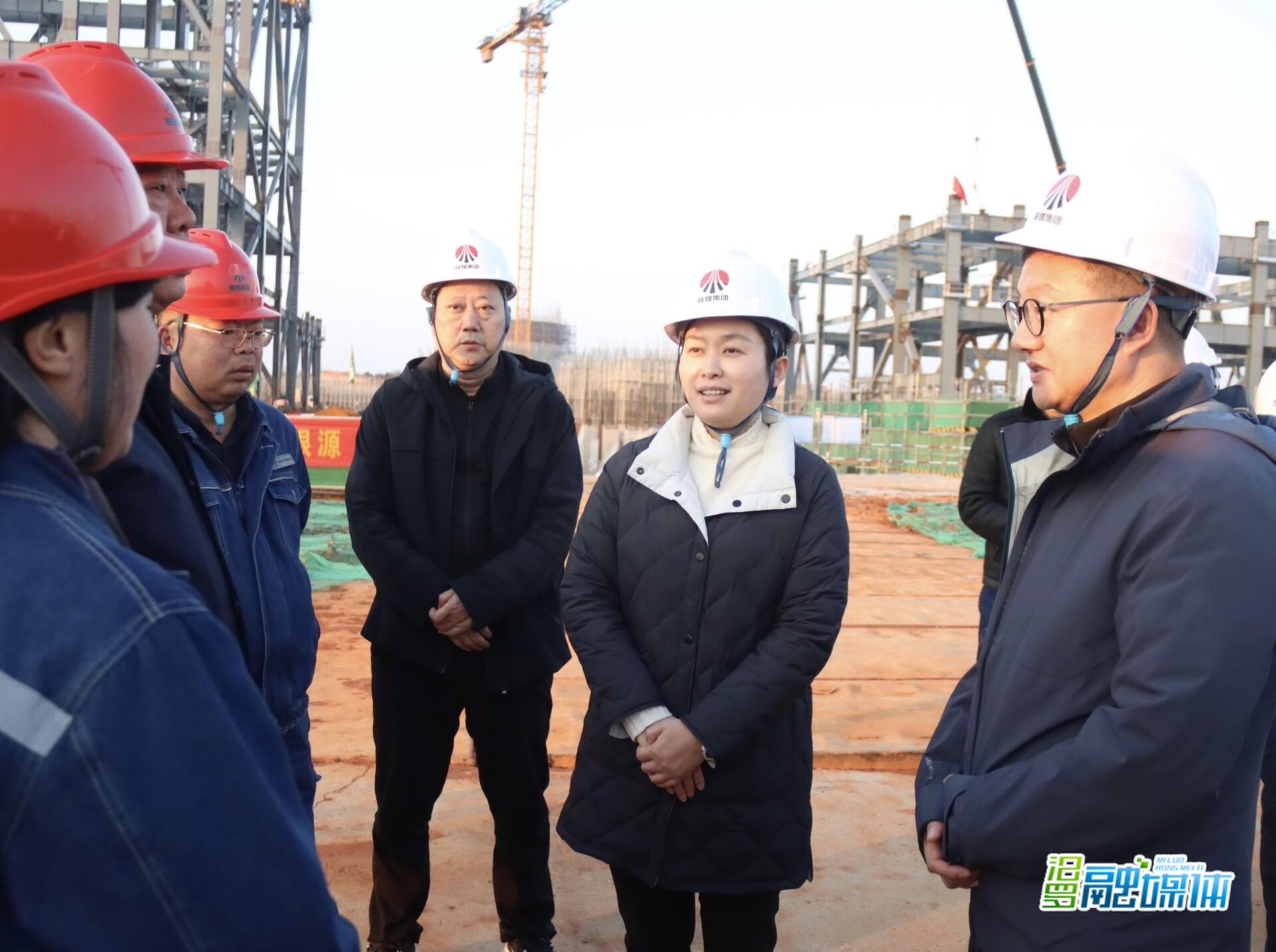 马慧调研重点能源项目建设工作