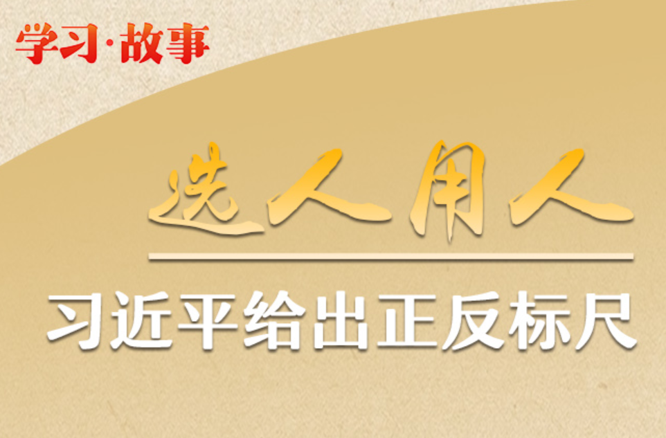 学习·故事｜选人用人 习近平给出正反标尺