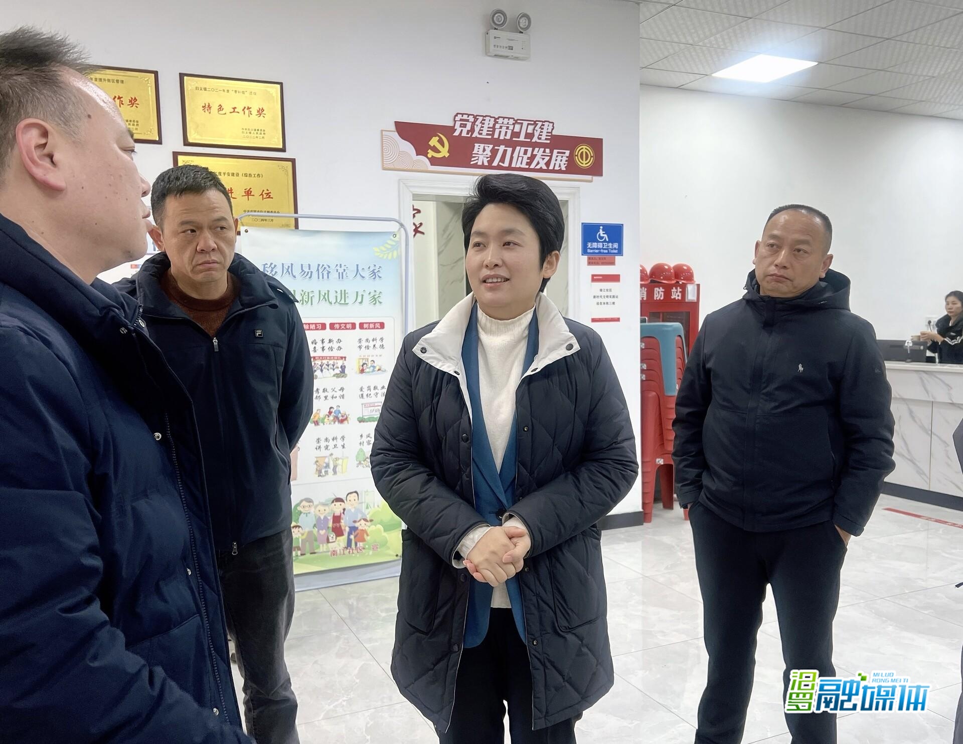 马慧督导检查烟花爆竹禁燃禁放工作