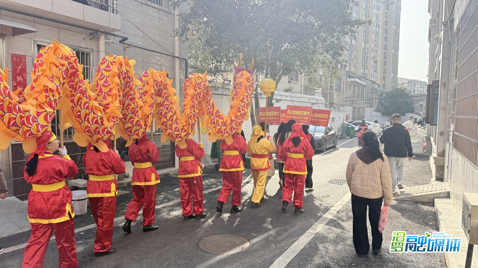 归义街道山塘社区：祥龙锣鼓倡新风 禁燃宣传入心间