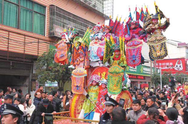 【学习强国】非遗传承丨汨罗长乐抬阁故事会精彩上演！千年非遗唤醒最浓年味