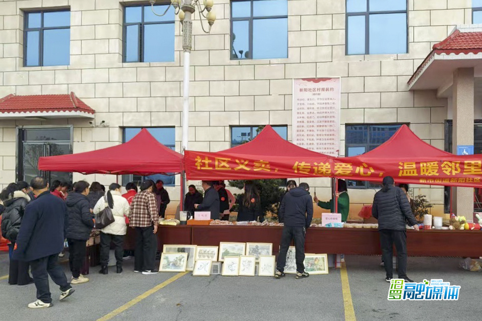500余人“赶集”做公益！新市街道新阳社区义卖筹款帮扶困难群众