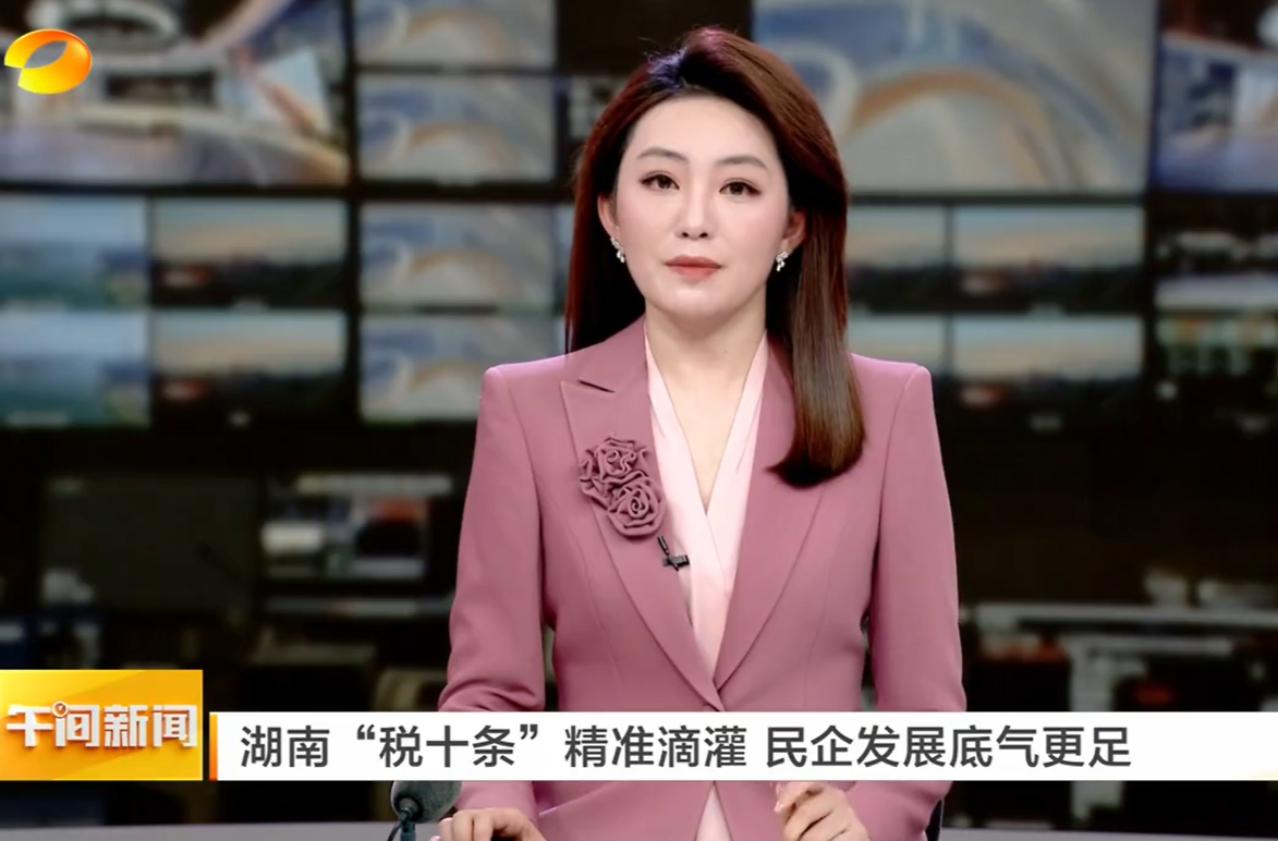 【湖南卫视】湖南“税十条”精准滴灌 民企发展底气更足