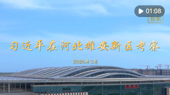金色相框｜习近平在河北雄安新区考察