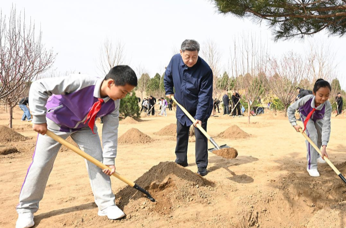 和总书记面对面｜植树增绿 共同为祖国发展贡献力量