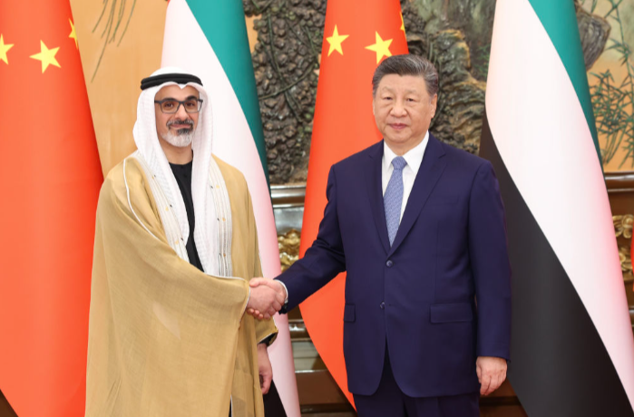 新华图讯｜习近平会见阿联酋阿布扎比王储哈立德