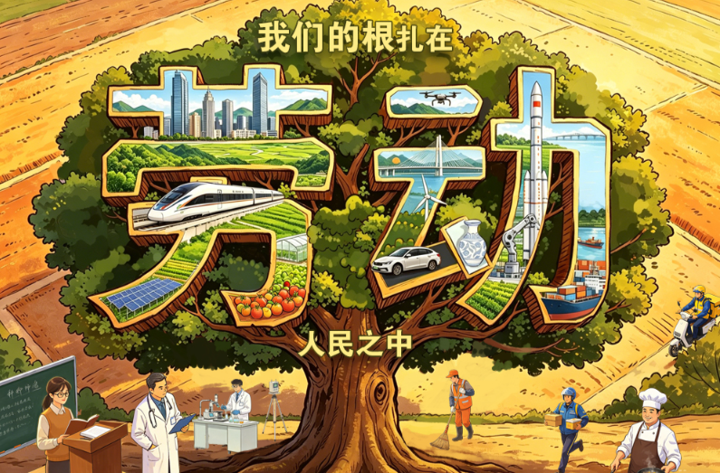 追光的你｜ 我们的根扎在劳动人民之中