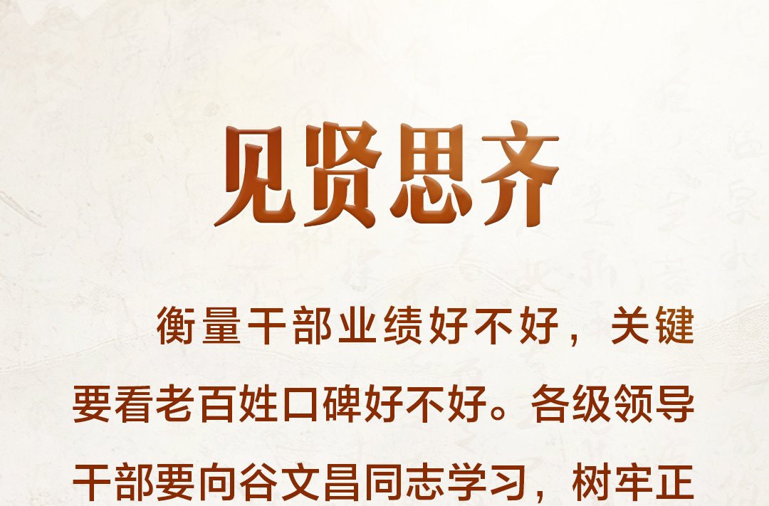 学习·知行丨习近平“典”话正确政绩观