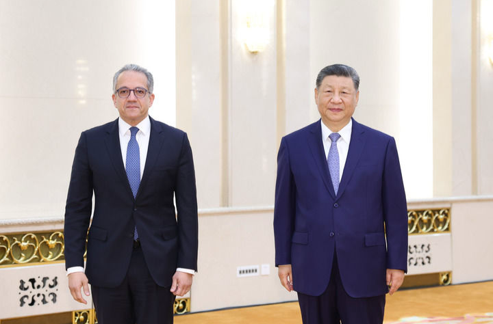 习近平会见联合国教科文组织总干事阿纳尼