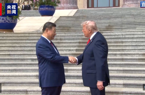 独家视频丨习近平举行仪式欢迎美国总统特朗普访华