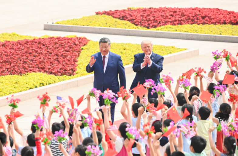 时政微纪录丨中美元首会晤：跨越大洋的握手