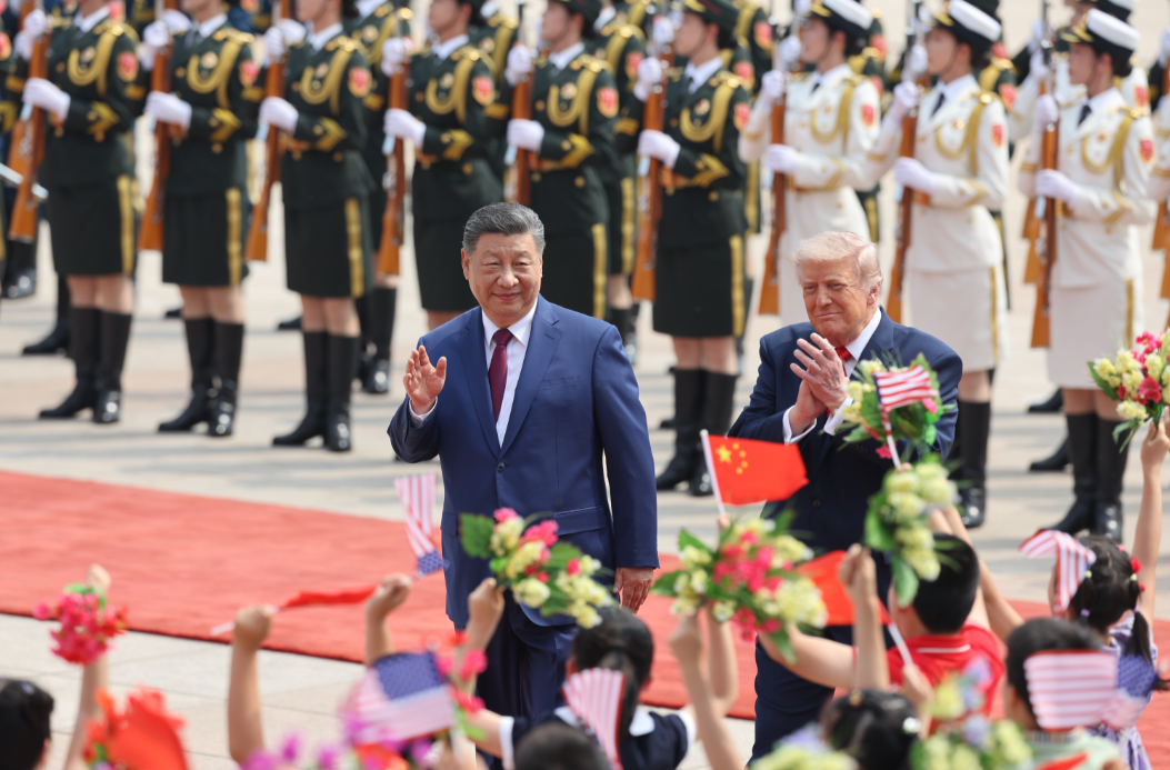 微镜头·中美元首在北京举行会谈｜“让2026年成为中美关系继往开来的历史性、标志性年份”
