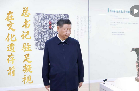 微视频｜在文化遗存前 总书记驻足凝视