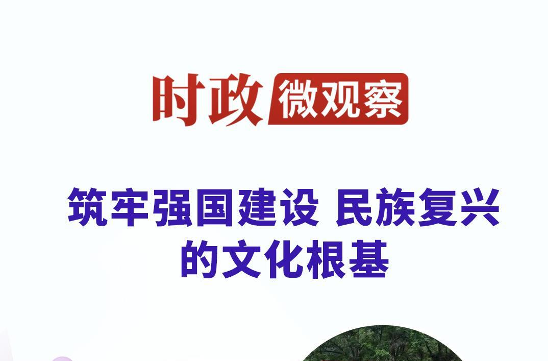 时政微观察丨文以载道 以文化人