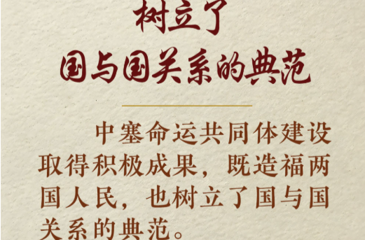 学习新语｜中塞铁杆友谊独树一帜