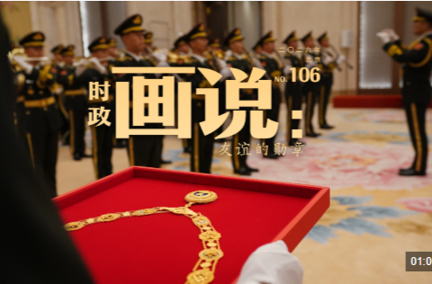 时政画说丨友谊的勋章