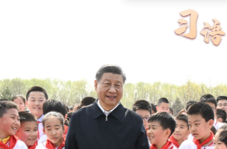 习语丨“茁壮成长，成为我们优秀的一代！”