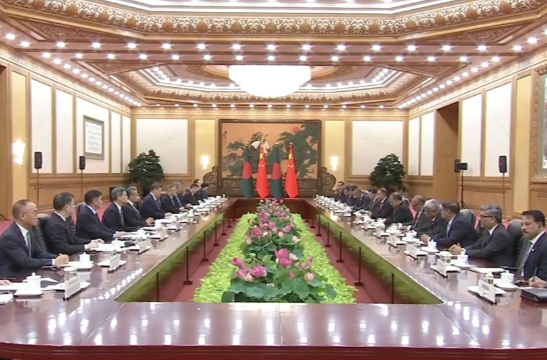 独家视频丨习近平会见孟加拉国总理：构建新时代中孟命运共同体